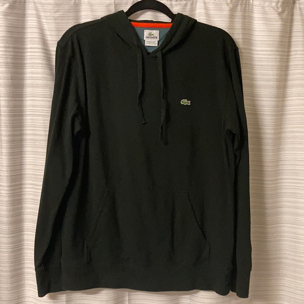 Lacoste Long Sleeve Tee with Hood